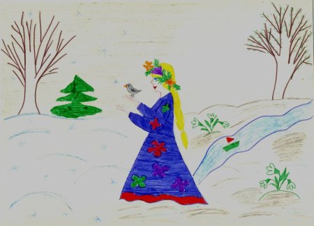 Рисунок Весна идет