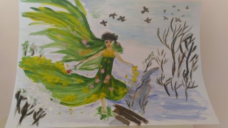 Весне дорогу рисунок