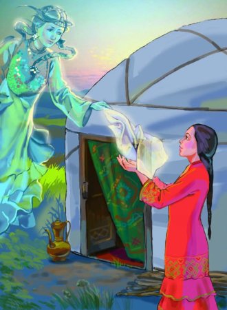 Зухра и Луна Башкирская сказка