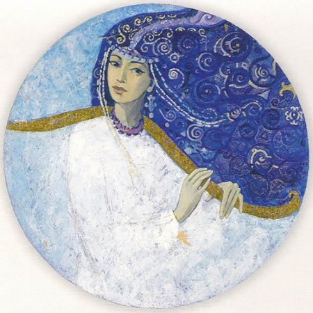 Девушка с коромыслом на Луне