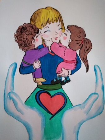 Рисунок на тему доброе сердце