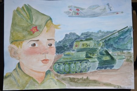 Мы гордимся тобой солдат рисунок