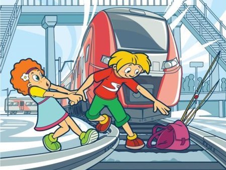 Безопасность на железной дороге рисунки