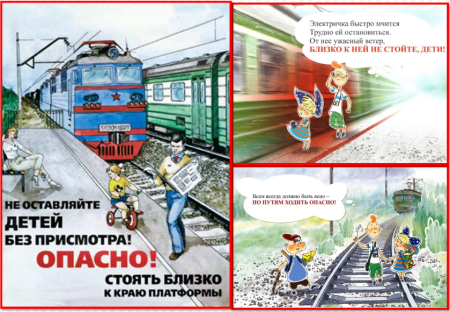 Железная дорога рисунок