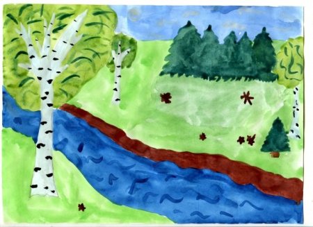 Родной край Чувашия рисунок