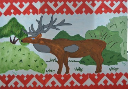 Марийский рисунок