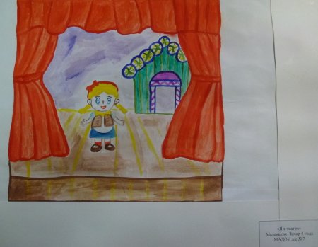 Кукольный театр рисовать