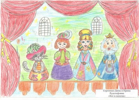 Театр рисунок для детей
