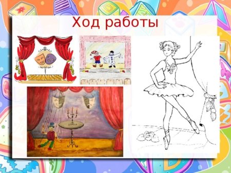 Рисунок по теме театр