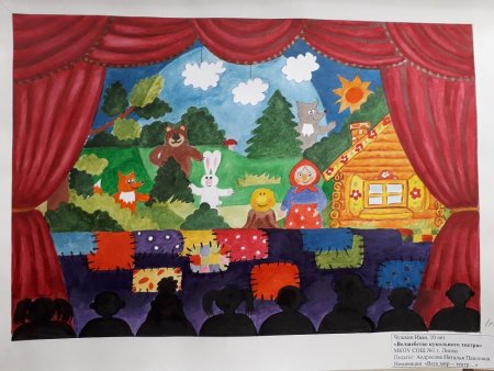 Театр кукол рисование 3 класс