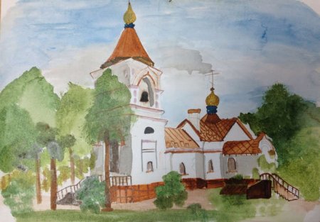 Родной край рисунок