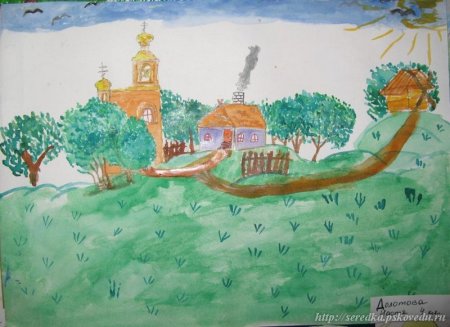 Конкурс детских рисунков природа
