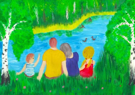 Рисунок моя семья