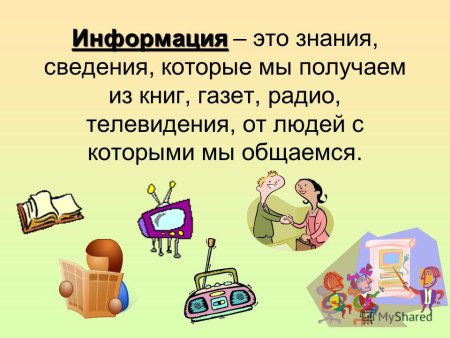 Способы получения информации человеком