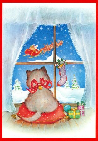 Сказочное зимнее окно