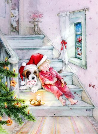 Лизи Мартин новогодние иллюстрации