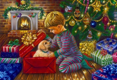 Художница Tricia Reilly-Matthews Рождество