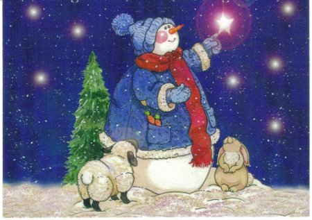 Трогательные новогодние открытки