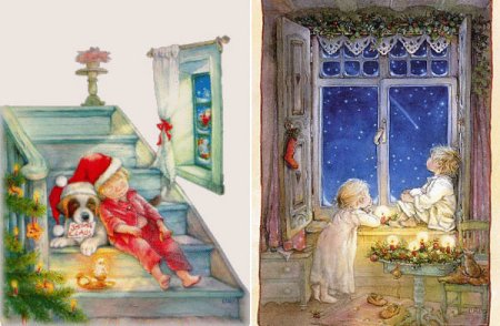 В ожидании новогоднего чуда рисунки