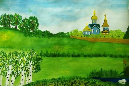 Природа Астраханского края рисунки