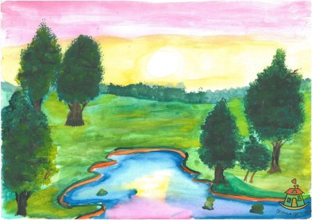 Рисунок на тему природа