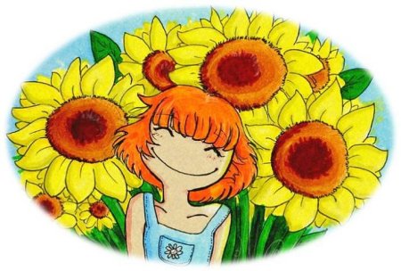 Уроки рисования солнце