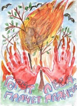 Плакат Защитим лес