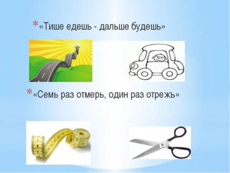 Тише едешь дальше будешь