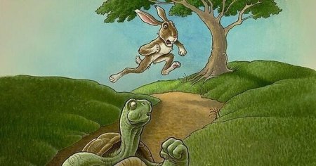 Черепаха и заяц басня Эзопа