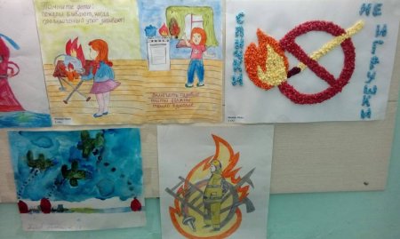Панно на тему пожарной безопасности