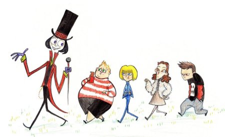 Вилли Вонка и шоколадная фабрика тим Бертон