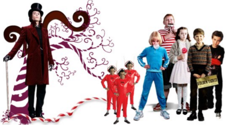 Чарли и шоколадная фабрика дети