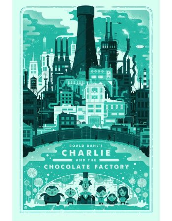 Чарли и шоколадная фабрика рисунок фабрики