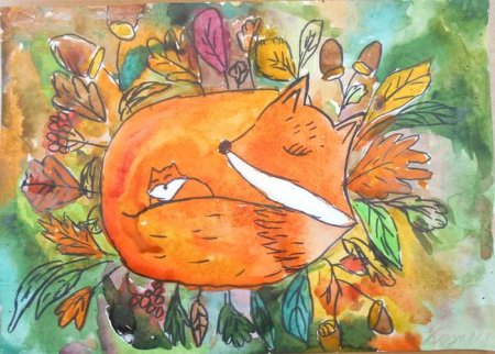 Осень рисунок для детей