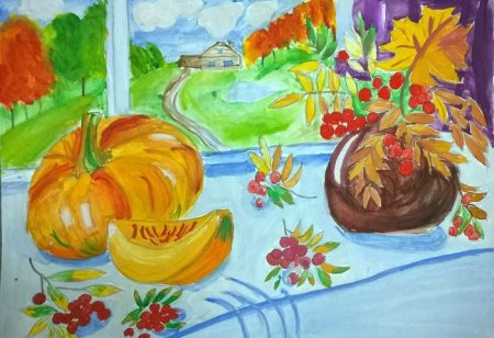 Конкурс рисунков осенние фантазии