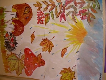 Осенняя аппликация