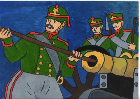 Илюстратсия "Бородино"