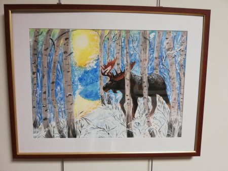 Выставка творческих работ в паспарту