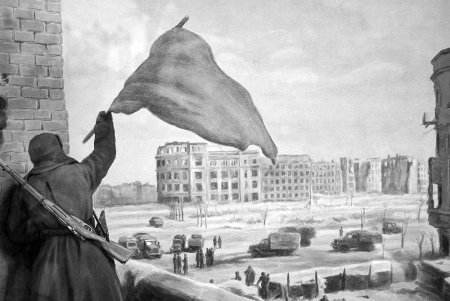 Детский рисунок Сталинградская битва