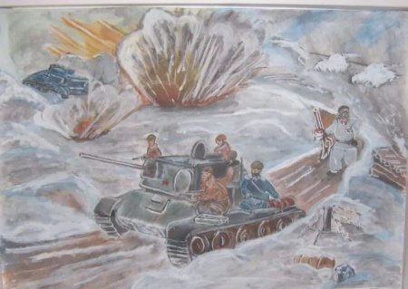 Война рисунок карандашом