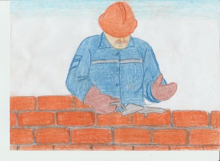Рисунок на тему моя профессия Строитель