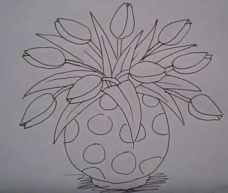 Цветочные композиции для раскрашивания