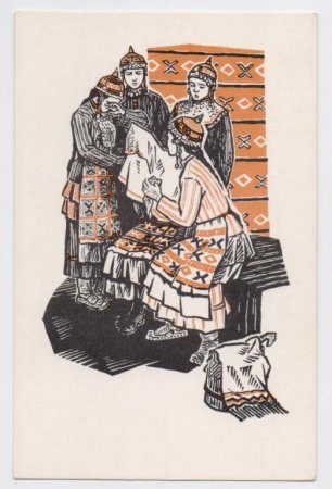 Сизов иллюстрации к Нарспи