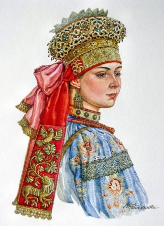 Кокошник "красна-девица"