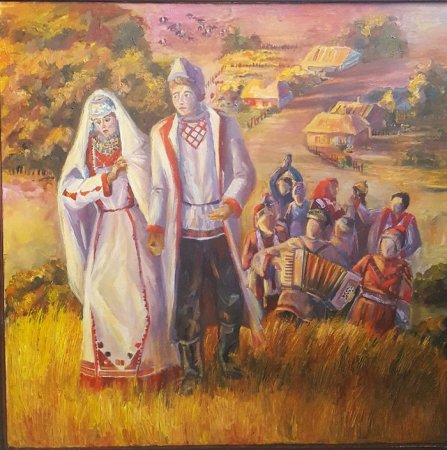 Русский народный наряд для срисовки