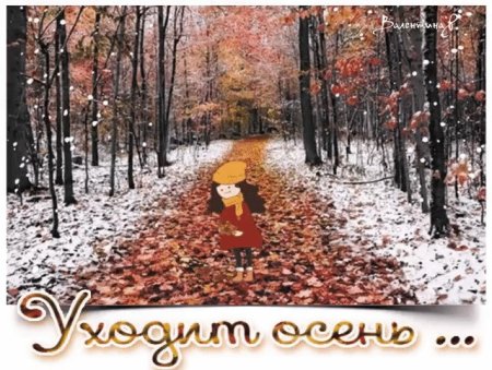 Прощай осень