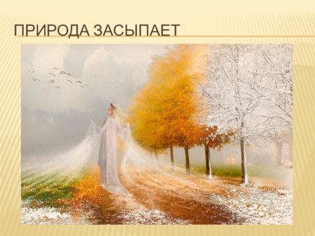 Тихо уходит осень