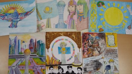 Природа Казахстана рисунки