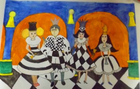 Картина шахматное королевство