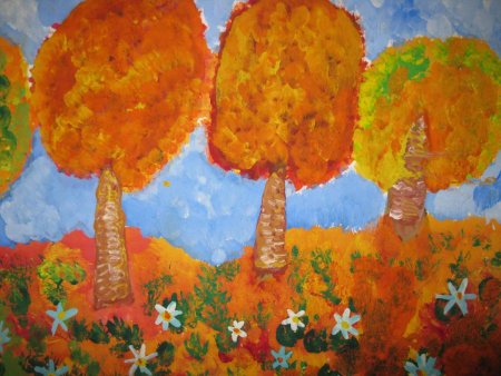 Рисование осень